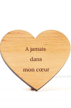 Talisman funéraire en bois massif d'aulne