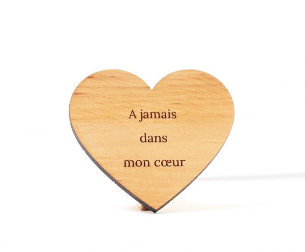 Talisman funéraire en bois massif d'aulne